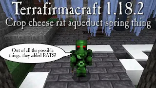 Terrafirmacraft 1.18.2 Terrafirmadoll S3 - 011 - Crop cheese rat aqueduct spring thing