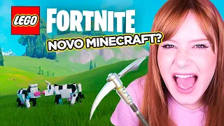 LEGO FORTNITE É INCRÍVEL! Adeus Minecraft?