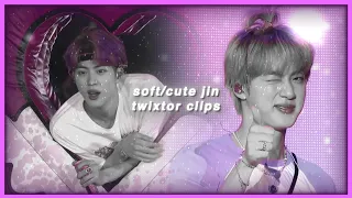 soft/cute jin twixtor clips for editing