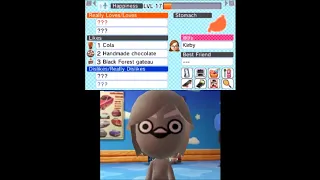 Tomodachi Life (EU), Miis Hating Food (Capture Card)