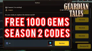 Free 1000 Gems Coupon Codes | Guardian Tales