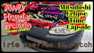 ⭐️5th Gen Prelude AWD update-⚡️CHAD 400hp Mitsubishi  Eclipse--3 piece wheel apart-♻️DIY AWD kits