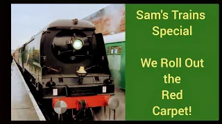 Sam's Trains on the red carpet. Southern Locomotives SLL 257 squadron 34072