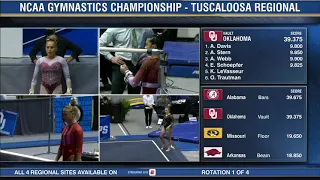 2021 NCAA Gym Regional Final Tuscaloosa 720p60 9436K