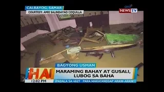 Maraming bahay at gusali, lubog sa baha