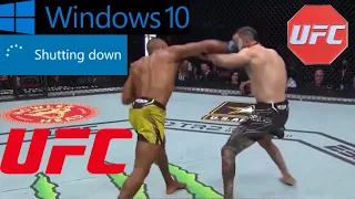 Shane Burgos vs. Edson Barboza - Knockout System shut down - UFC 262