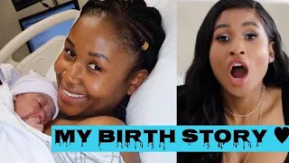 MY BIRTH STORY: Shockingly Positive Birth | SINGLE MOM Story time