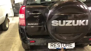 Ремонт пластикового бампера Suzuki Grand Vitara