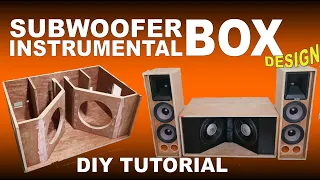 HOW TO MAKE DIY SUBWOOFER / INSTRUMENTAL SPEAKERS BOX "ANLAKAS PALA NITO"!!  FOR INDOOR & OUTDOOR