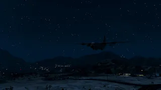 GTA5 titan landing at sandy shores  airfield