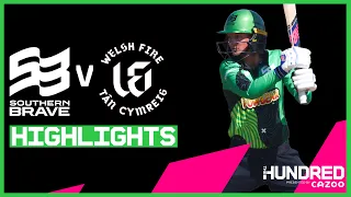 Big Win Secures Final Spot! | Southern Brave vs Welsh Fire - Highlights | The Hundred 2021