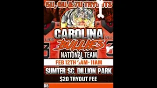 Carolina Bullies National Team Tryouts
