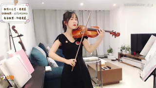 【揉揉酱】小提琴演奏《月半小夜曲》【RouRouJiang】violin playing  《Half Moon·Serenade》