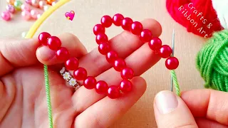 It's so Beautiful !! Superb Christmas Craft Idea with Wool and Beads - DIY Amazing Christmas Crafts