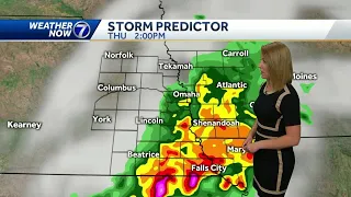 Showers and storms possible Thursday