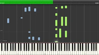 Billie Eilish- Wish you were gay SYNTHESIA piano cover by SzymeGmusic