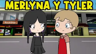 24 HORAS SIENDO MERLINA Y TYLER EN BROOKHAVEN ROBLOX! WEDNESDAY ROBLOX