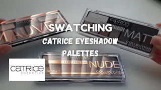 CATRICE EYESHADOW PALETTES: THE NUDE MAUVE, THE MODERN MATT & THE FRESH NUDE/ Let's Swatch It