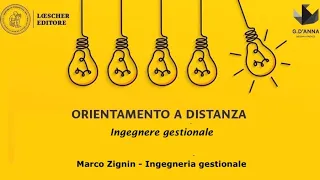 Orientamento a distanza - Ingegnere gestionale