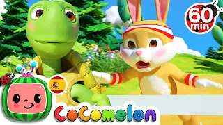 CoComelon en Español | La tortuga y la liebre | Compilación de Canciones Infantiles