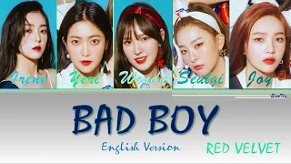 Red Velvet – 'Bad Boy' (English Version) Lyrics [Color Coded Eng]