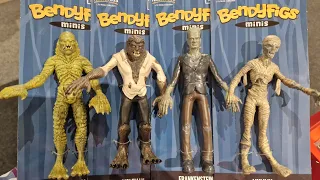 BENDYFIGS Universal Monsters mini Complete Series 1