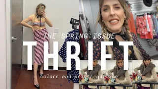 THRIFTING FOR SPRING TRENDS/ COLORS & PRINTS EDITION