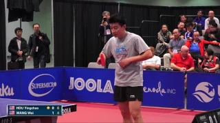 2016 US Open - Hou Yingchao vs. Wang Wei (Men's SF)