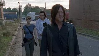 Daryl threatens Eugene"s little ass. TWD S8E15