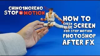 How to do Green Blue Screen for Stop Motion TUTORIAL