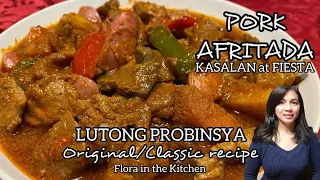 Pork Afritada lutong Probinsya, lutong handaan at Fiesta. Original/Classic recipe. #pork #afritada