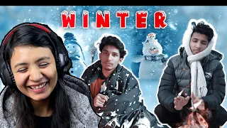 Reacting to People In WINTER By @Ganesh_GD || Sweta Basnet