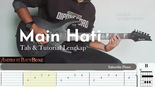 Main Hati Guitar Tutorial (Tab) - Andra and The Backbone