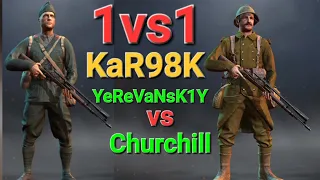 Игра World War2: Бой на Кар98К ,1 на 1 . YeReVaNsK1Y vs Churchill