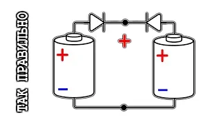 ⚒️ ПАРАЛЛЕЛЬНОЕ СОЕДИНЕНИЕ БАТАРЕЙ ⚡ Почему Без Диодов ?