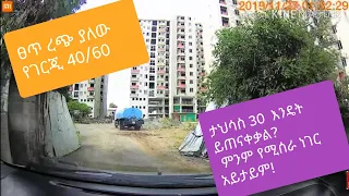 ገርጂ 40/60 ምን አጋጠመው? ግንባታው ቆሟል??