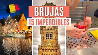 BRUJAS: qué ver en 1 día | Lugares turísticos de BÉLGICA 🇧🇪