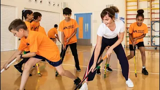 When Emma Watson Surprised Hockey Children At An East London School