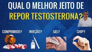 Quais as formas de fazer TERAPIA DE REPOSIÇÃO HORMONAL com testosterona?