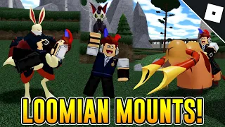 How to get LOOMIAN SADDLES & ALL MOUNTS SHOWCASE in LOOMIAN LEGACY | Roblox