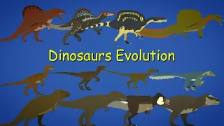 [~40K SUBS] Dinosaurs Reconstructions Evolution Special Animation (Stick Nodes)