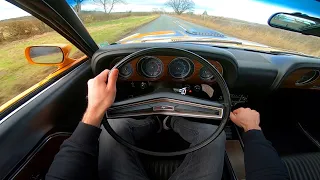 Driving The 1970 Ford Mustang Boss 302 V8 Fastback Manual - Point Of View Driving Experience