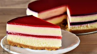 No-Bake Raspberry Lemon Mousse Cake Recipe