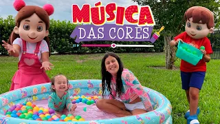 Música das Cores com Maria Clara e JP ♫ Color Song | Nursery Rhymes & Kids Songs