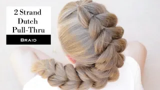 2 Strand Dutch Pull-Through Braid by Erin Balogh