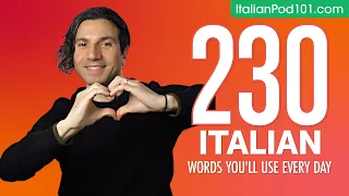 230 Italian Words You'll Use Every Day - Basic Vocabulary #63