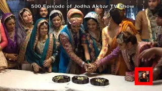 Jodha Akbar 500 episode cake cutting