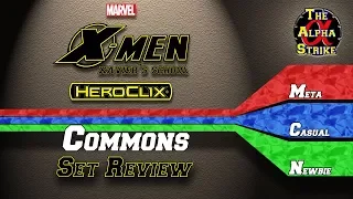 X-men Xavier's School: Heroclix Set Review - Commons