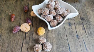 Dattel Bällchen, der leckere gesunde Snack, Energy Balls, Stillkugeln, Ramadan Rezepte