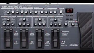 BOSS ME-80 METAL TONE (SHARING MY SETTINGS)